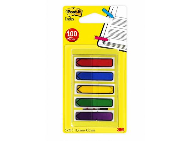 POST-IT® Index 684 piler 5 farger 